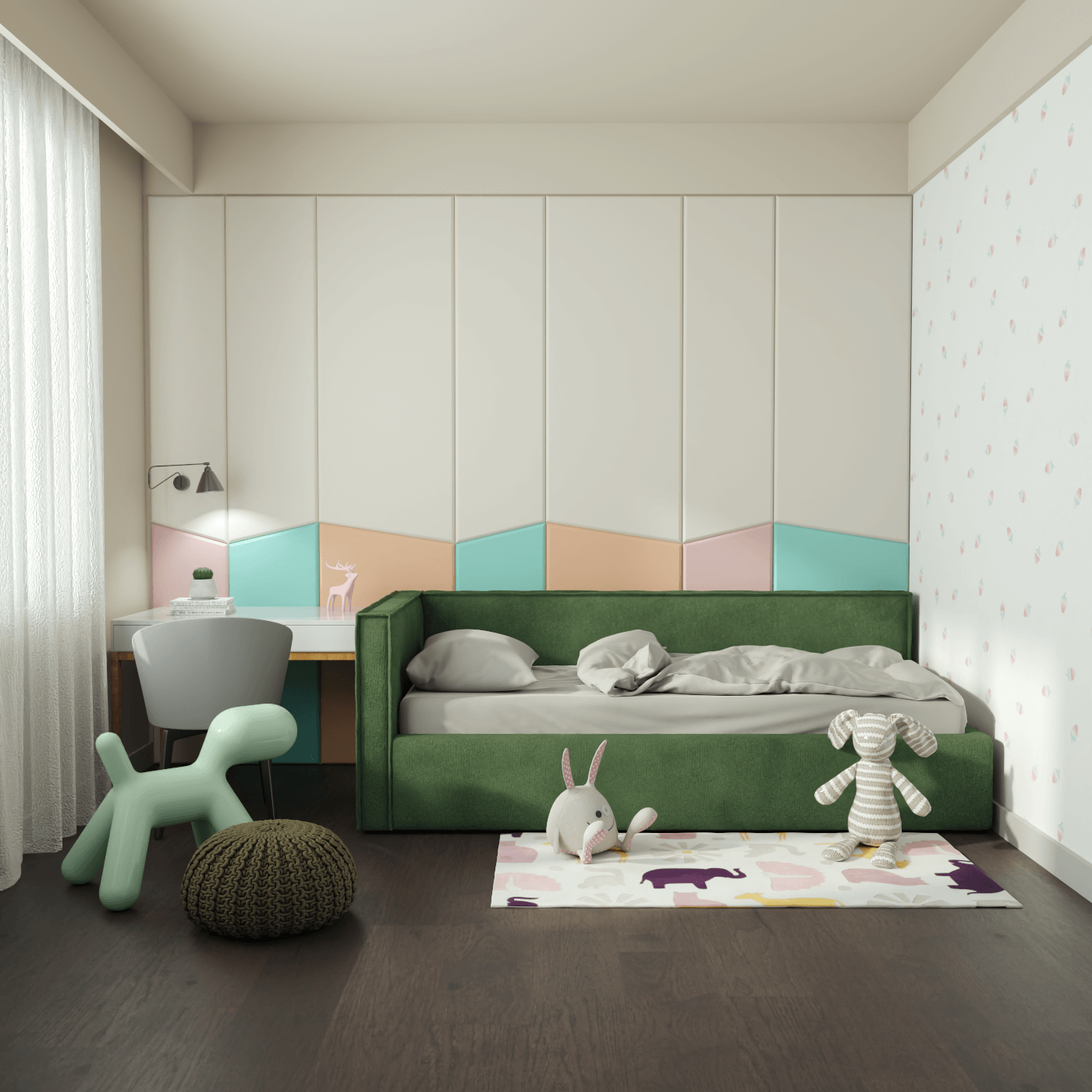 Axel Daybed with Clean Lines and Multi-Use Functionality