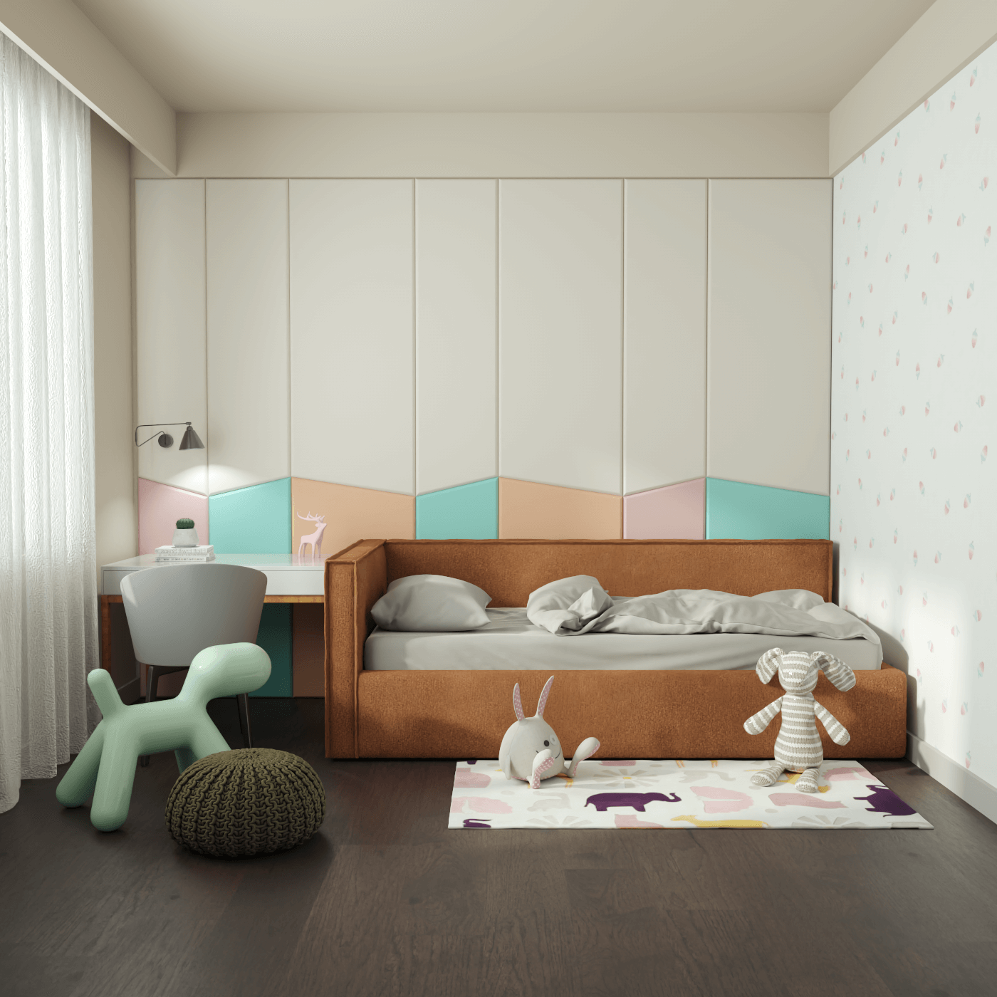 Axel Daybed with Clean Lines and Multi-Use Functionality