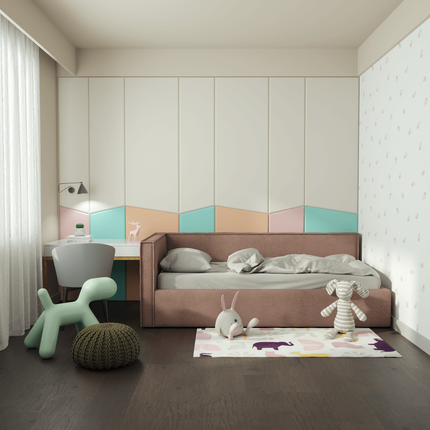 Axel Daybed with Clean Lines and Multi-Use Functionality