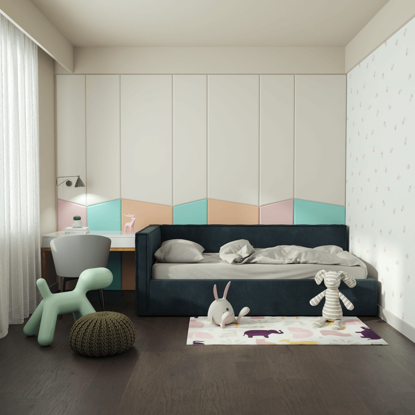 Axel Daybed with Clean Lines and Multi-Use Functionality