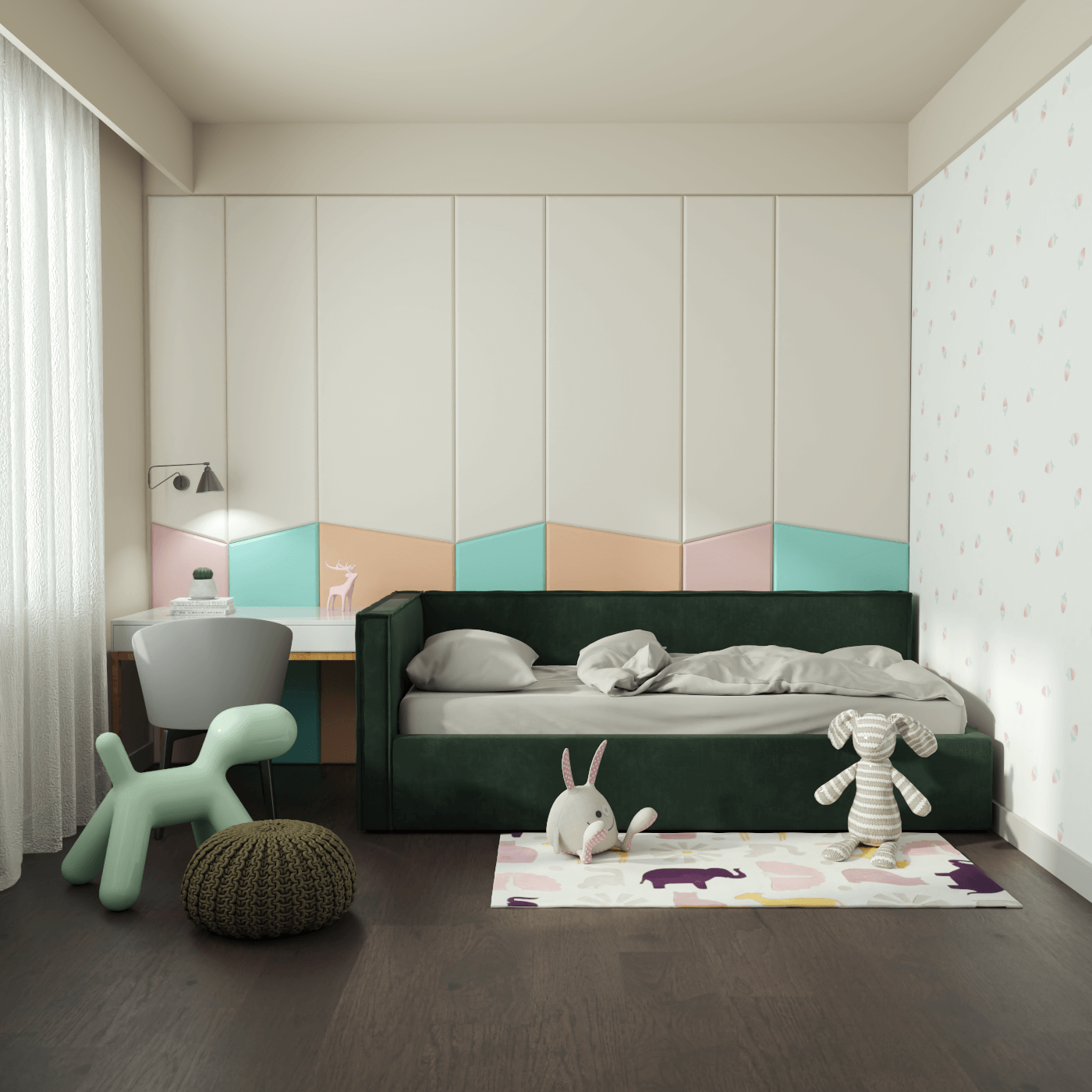 Axel Daybed with Clean Lines and Multi-Use Functionality