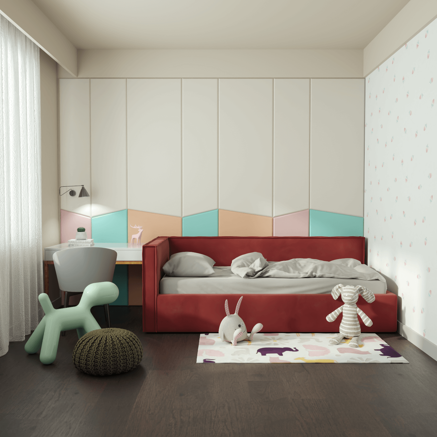 Axel Daybed with Clean Lines and Multi-Use Functionality