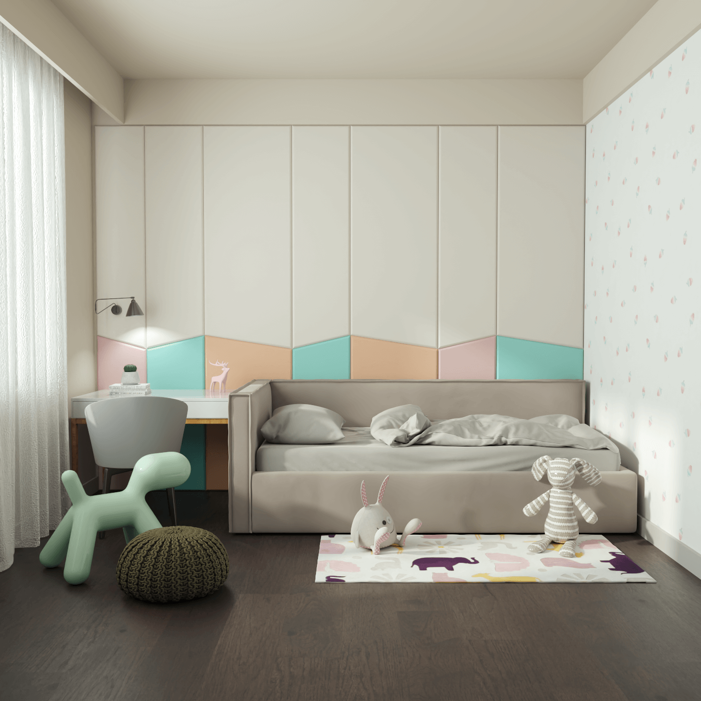 Axel Daybed with Clean Lines and Multi-Use Functionality