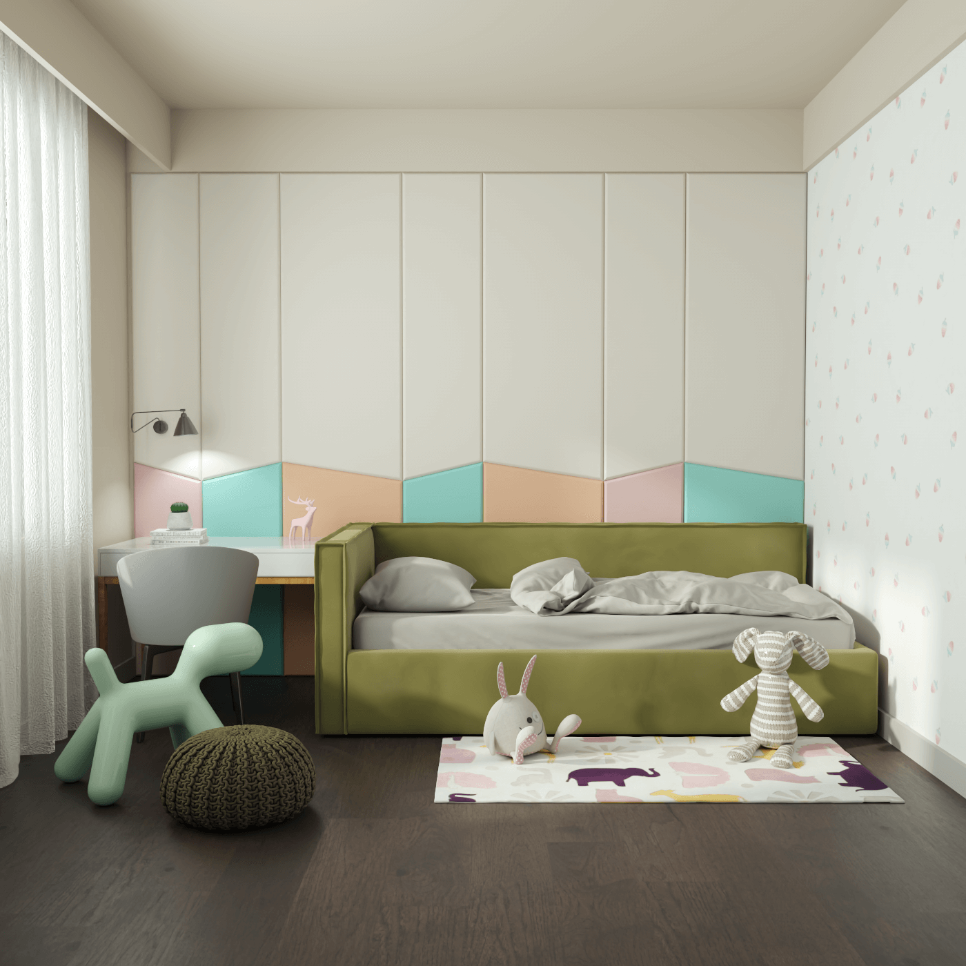 Axel Daybed with Clean Lines and Multi-Use Functionality