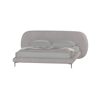 Bolzano Upholstered Bed with Curved Headboard