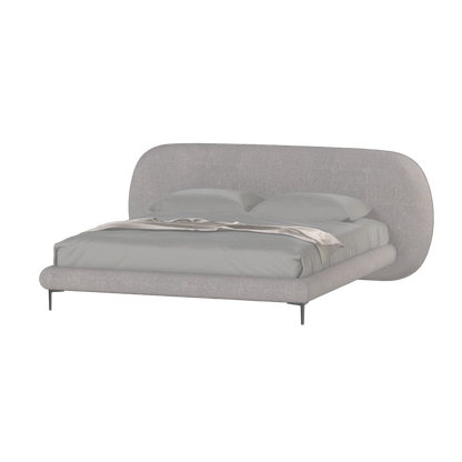 Bolzano Upholstered Bed with Curved Headboard