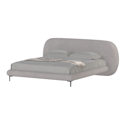 Bolzano Upholstered Bed with Curved Headboard