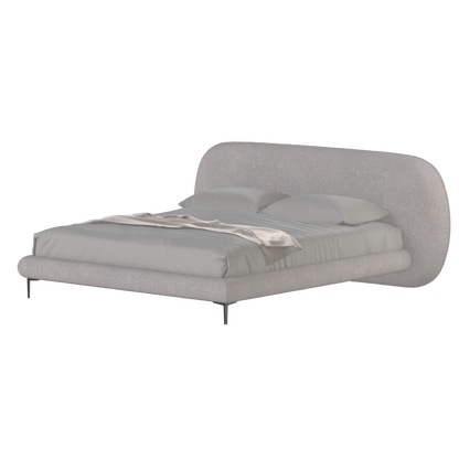 Bolzano Upholstered Bed with Curved Headboard