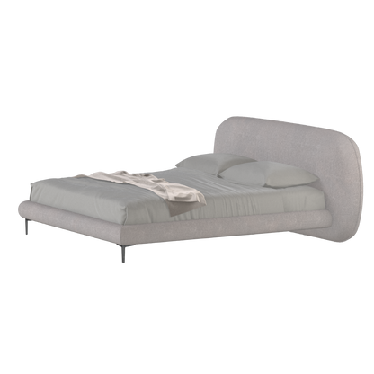 Bolzano Upholstered Bed with Curved Headboard