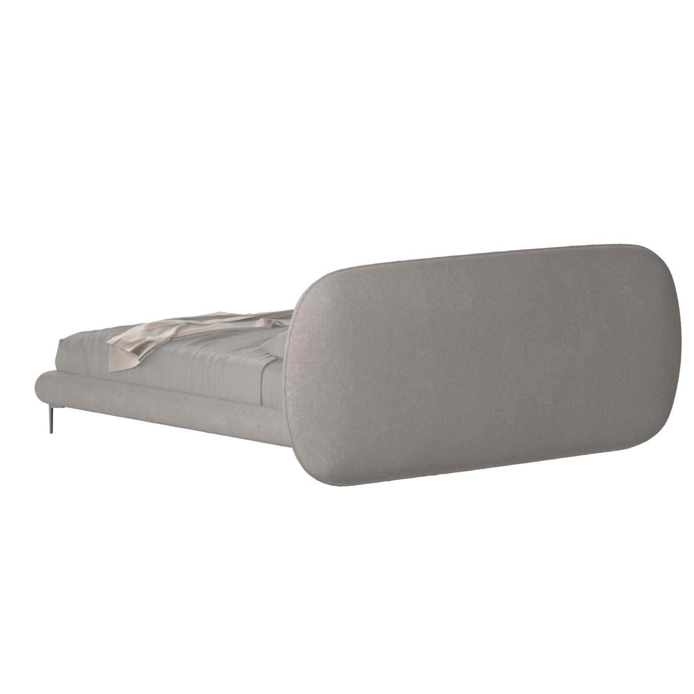 Bolzano Upholstered Bed with Curved Headboard