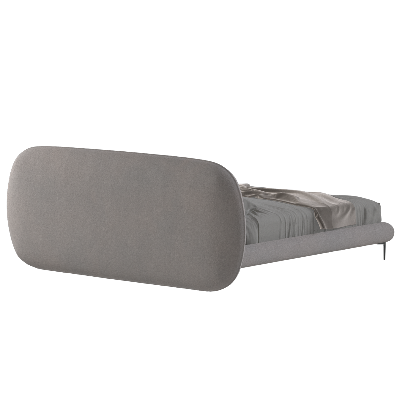 Bolzano Upholstered Bed with Curved Headboard