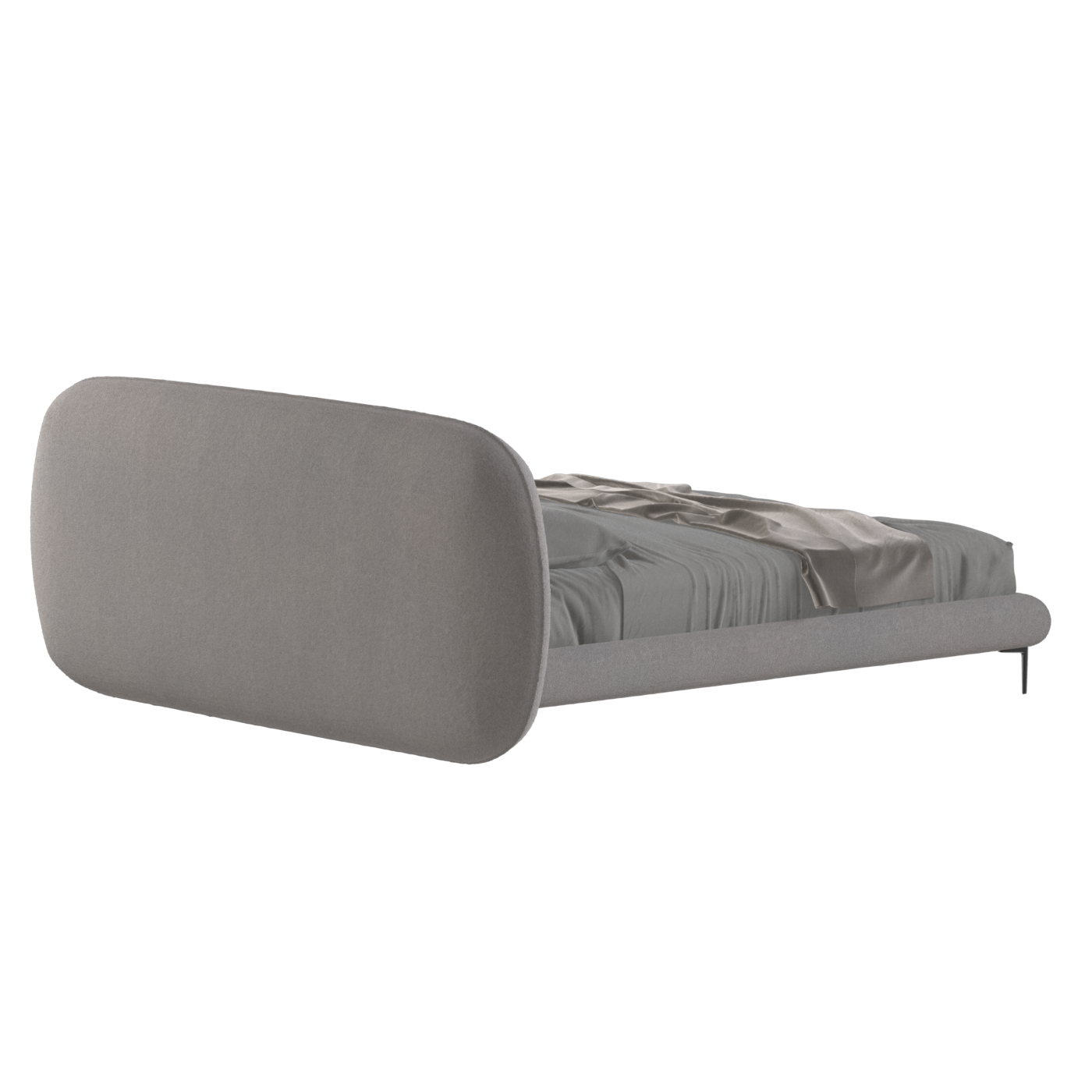 Bolzano Upholstered Bed with Curved Headboard