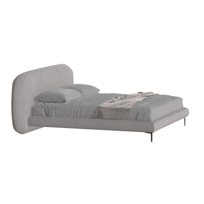 Bolzano Upholstered Bed with Curved Headboard