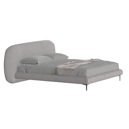Bolzano Upholstered Bed with Curved Headboard