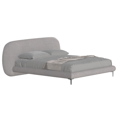 Bolzano Upholstered Bed with Curved Headboard