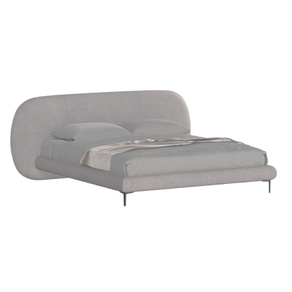 Bolzano Upholstered Bed with Curved Headboard