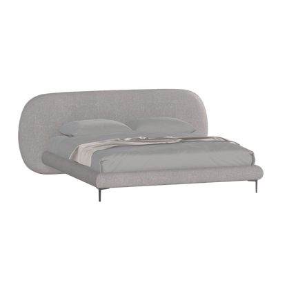Bolzano Upholstered Bed with Curved Headboard