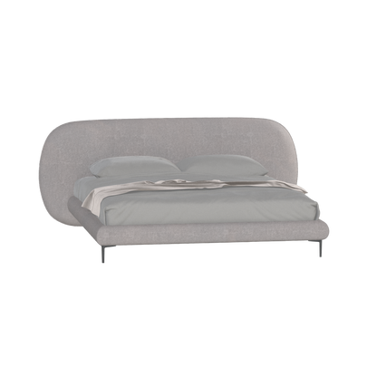 Bolzano Upholstered Bed with Curved Headboard