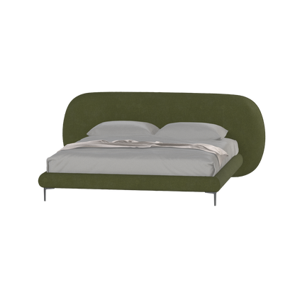 Bolzano Upholstered Bed with Curved Headboard