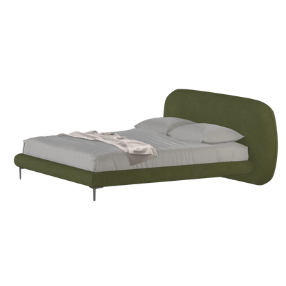 Bolzano Upholstered Bed with Curved Headboard