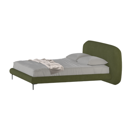 Bolzano Upholstered Bed with Curved Headboard