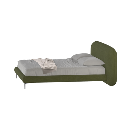 Bolzano Upholstered Bed with Curved Headboard