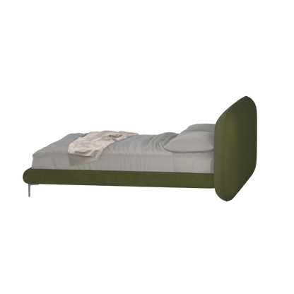 Bolzano Upholstered Bed with Curved Headboard