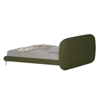 Bolzano Upholstered Bed with Curved Headboard