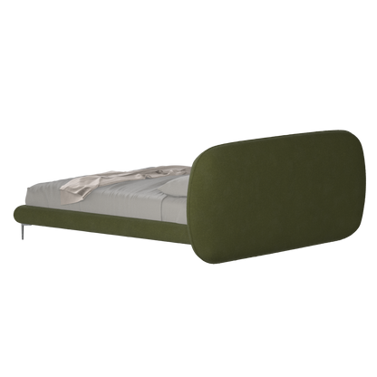 Bolzano Upholstered Bed with Curved Headboard