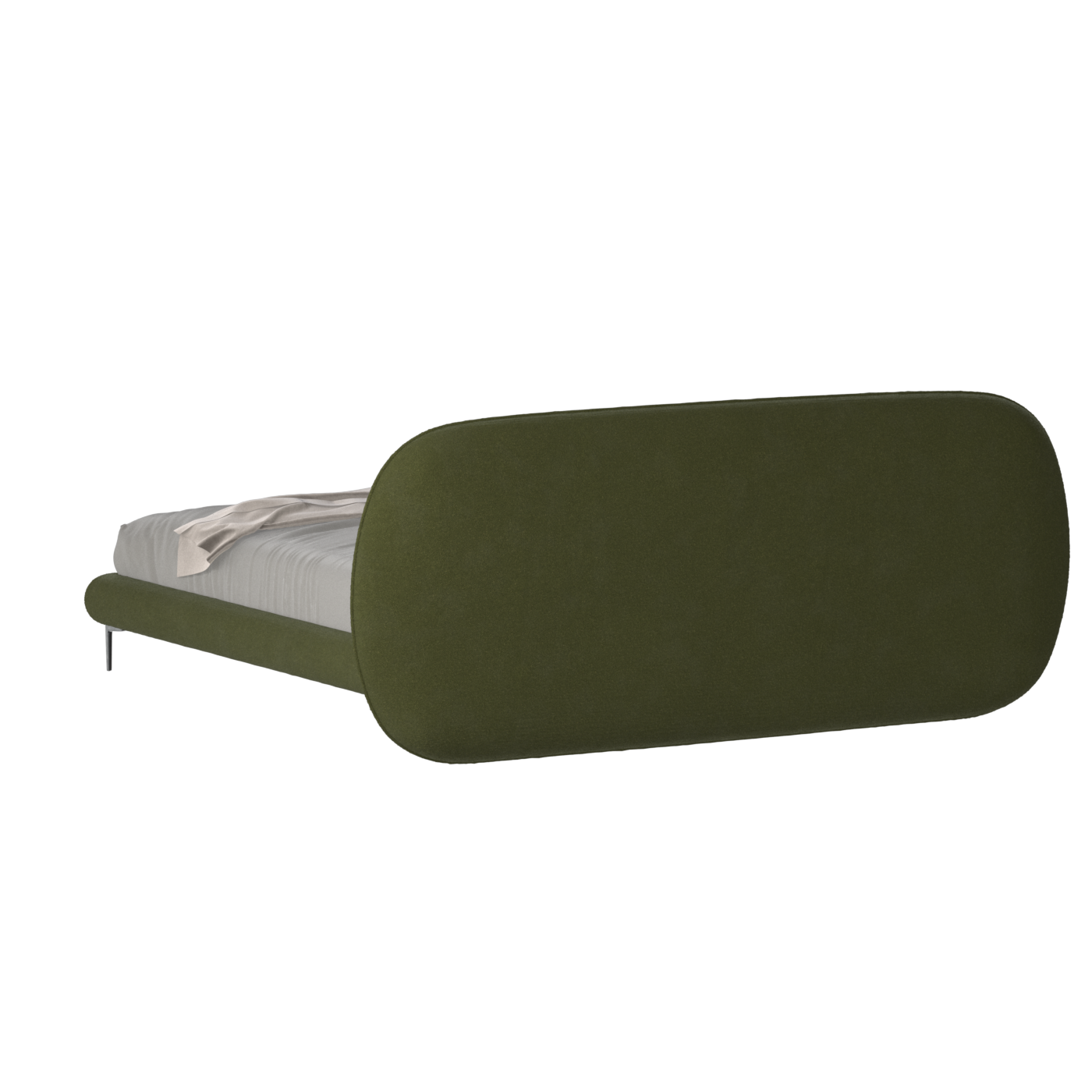 Bolzano Upholstered Bed with Curved Headboard
