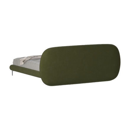 Bolzano Upholstered Bed with Curved Headboard