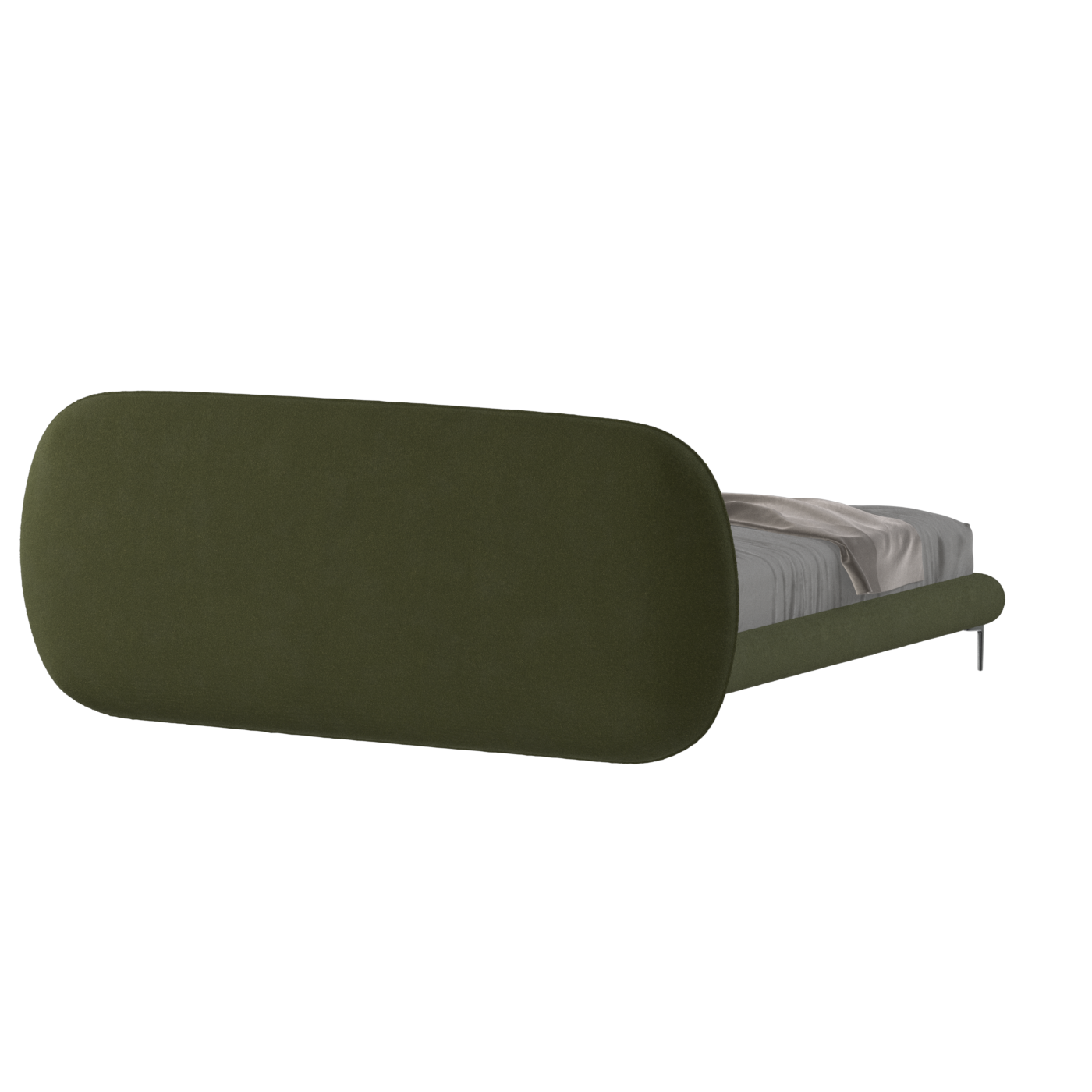Bolzano Upholstered Bed with Curved Headboard