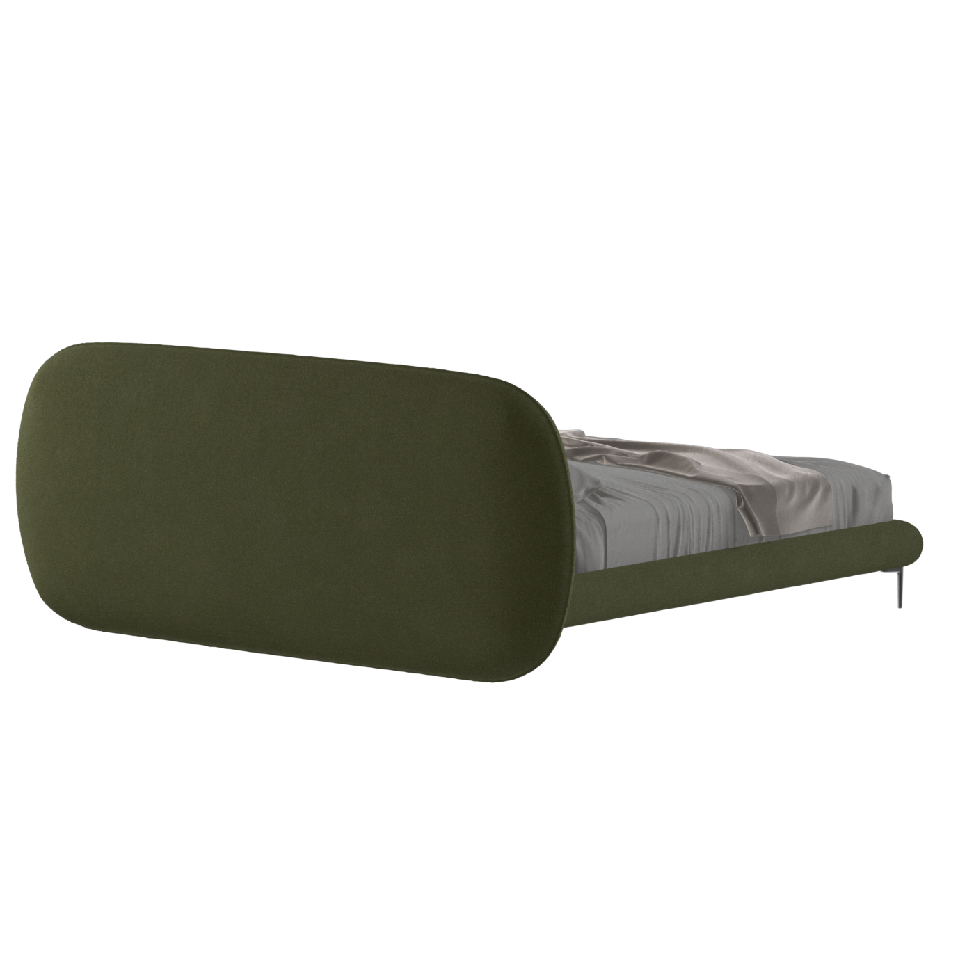 Bolzano Upholstered Bed with Curved Headboard