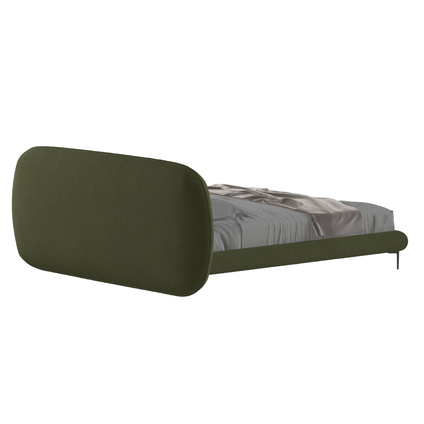 Bolzano Upholstered Bed with Curved Headboard
