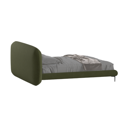 Bolzano Upholstered Bed with Curved Headboard