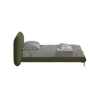 Bolzano Upholstered Bed with Curved Headboard
