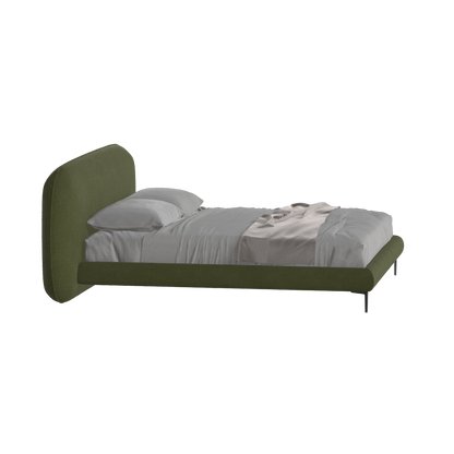 Bolzano Upholstered Bed with Curved Headboard