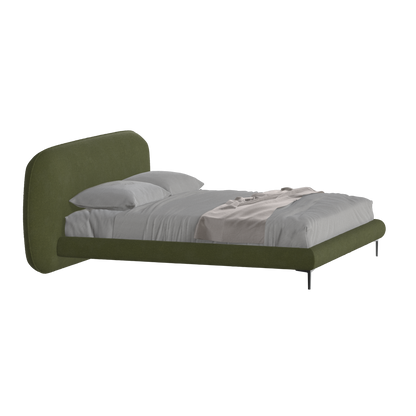 Bolzano Upholstered Bed with Curved Headboard