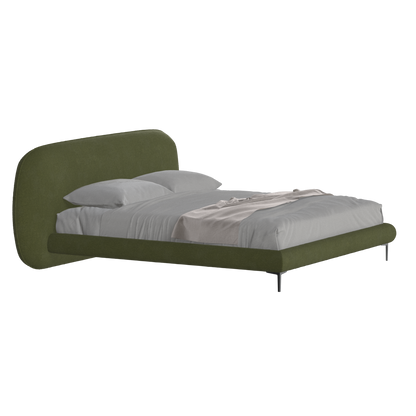 Bolzano Upholstered Bed with Curved Headboard