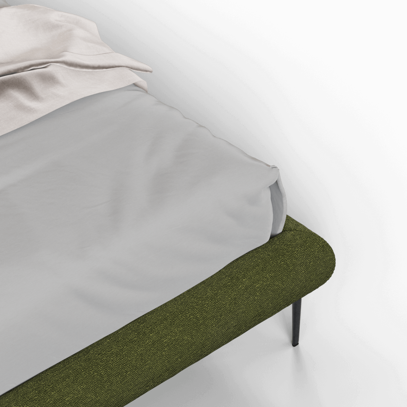 Bolzano Upholstered Bed with Curved Headboard