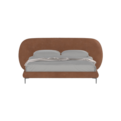 Bolzano Upholstered Bed with Curved Headboard