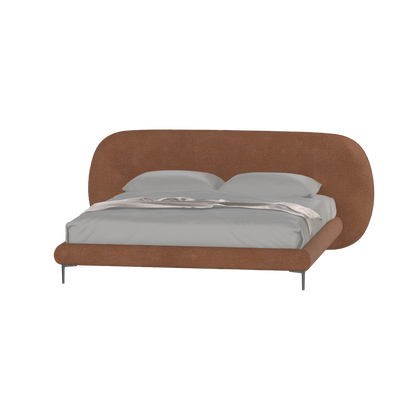 Bolzano Upholstered Bed with Curved Headboard