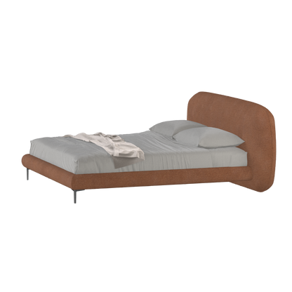 Bolzano Upholstered Bed with Curved Headboard
