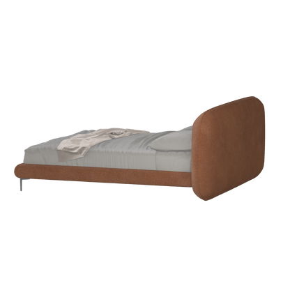 Bolzano Upholstered Bed with Curved Headboard