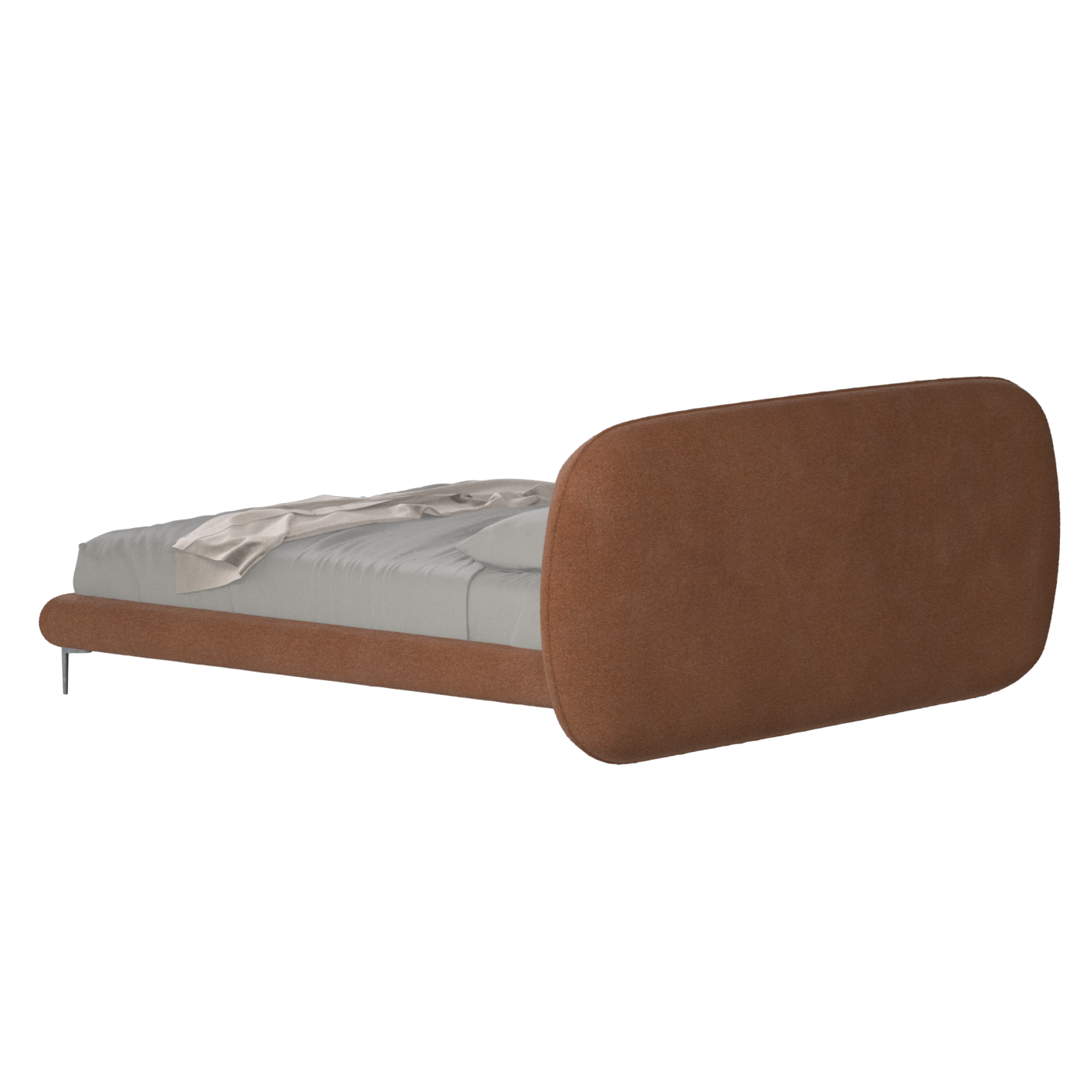 Bolzano Upholstered Bed with Curved Headboard