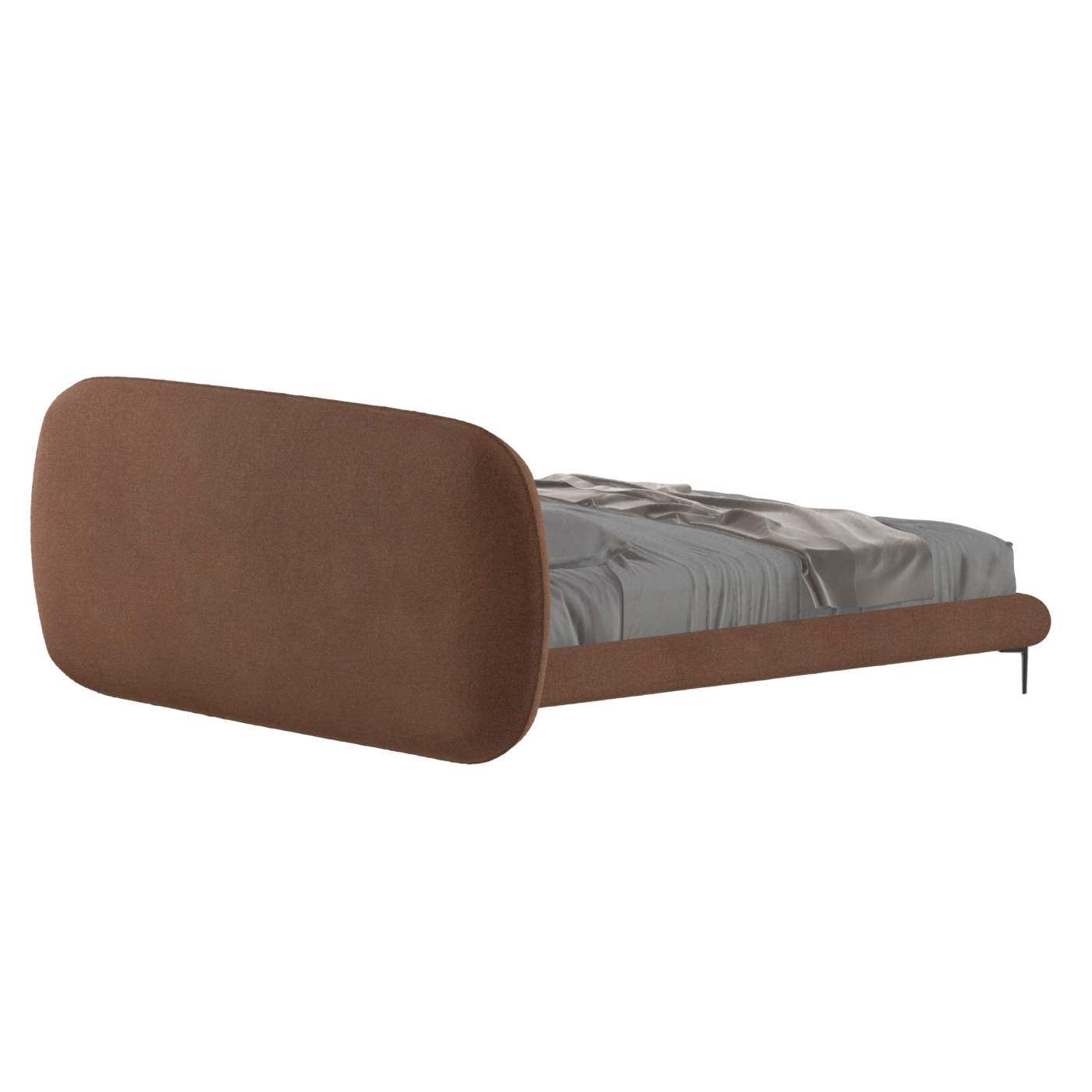 Bolzano Upholstered Bed with Curved Headboard