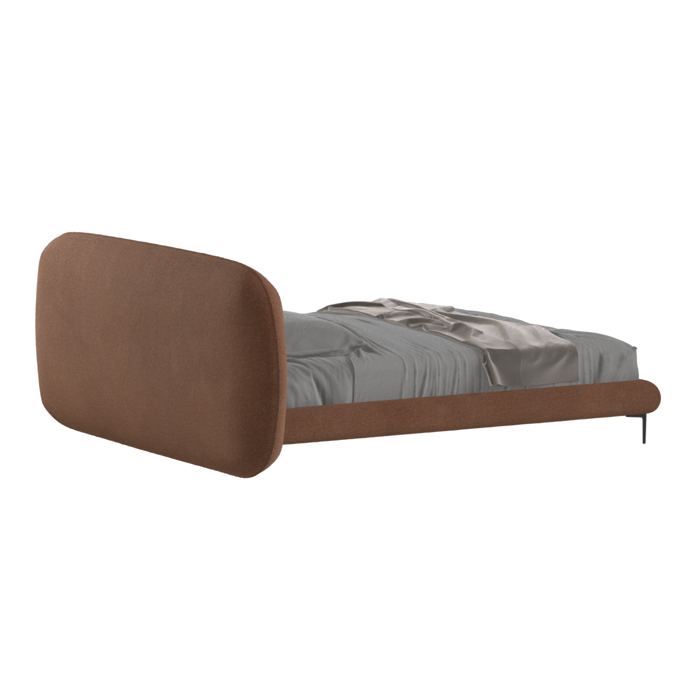 Bolzano Upholstered Bed with Curved Headboard