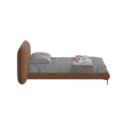 Bolzano Upholstered Bed with Curved Headboard
