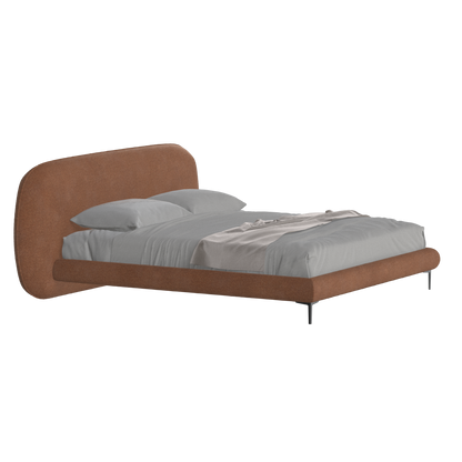 Bolzano Upholstered Bed with Curved Headboard