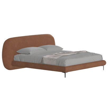 Bolzano Upholstered Bed with Curved Headboard